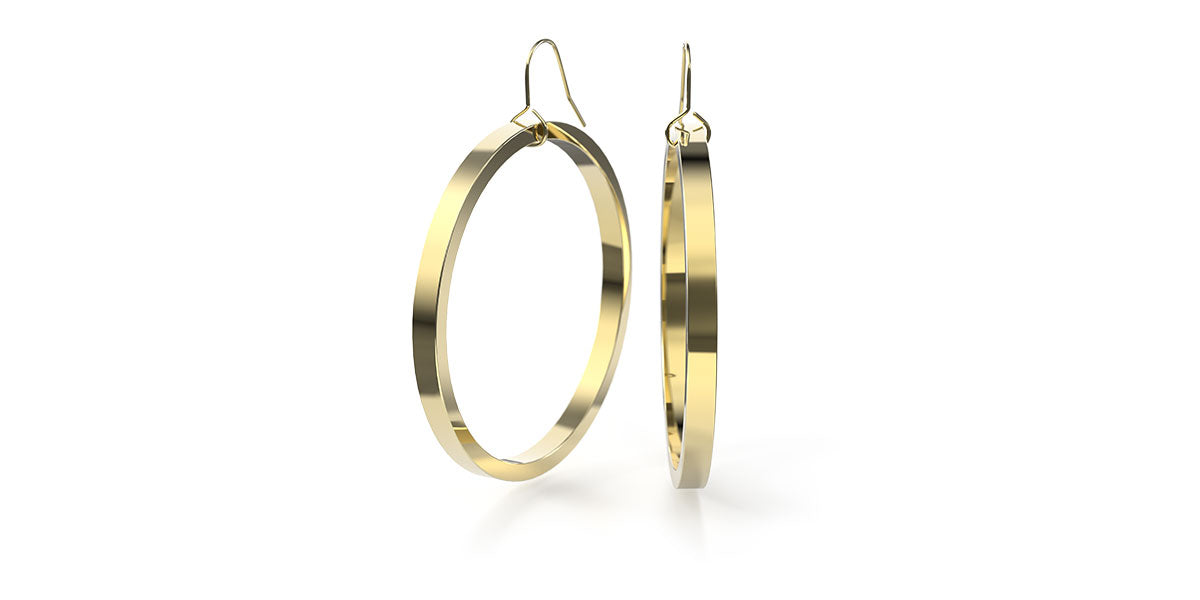 Clearance Earbangs - 35mm hoops