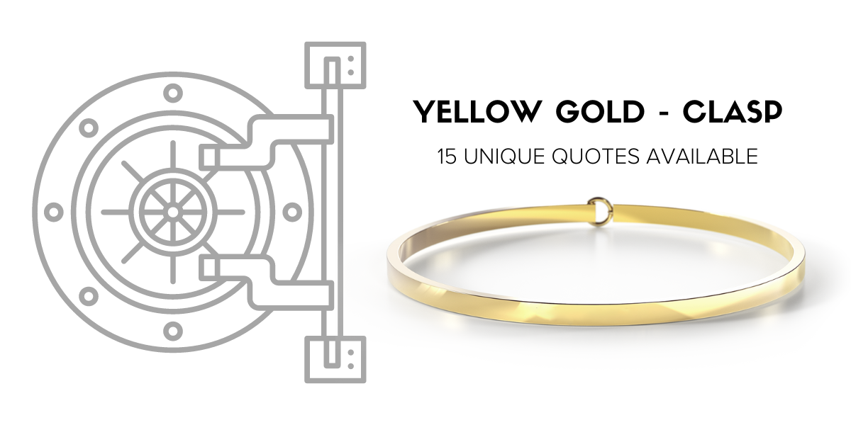 The Vault Yellow Gold Clearance - Clasp | 9 Unique Options