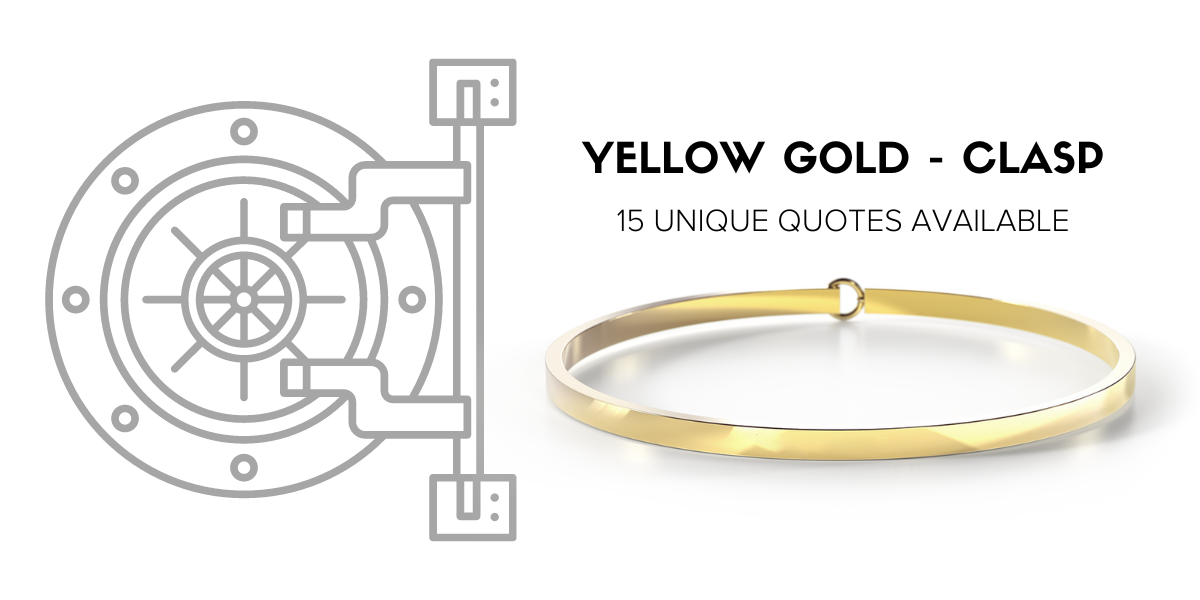 The Vault Yellow Gold - Clasp | 9 Unique Options