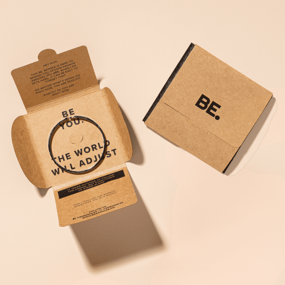 Be. You. The World Will Adjust. - Kids/Teens Bangle