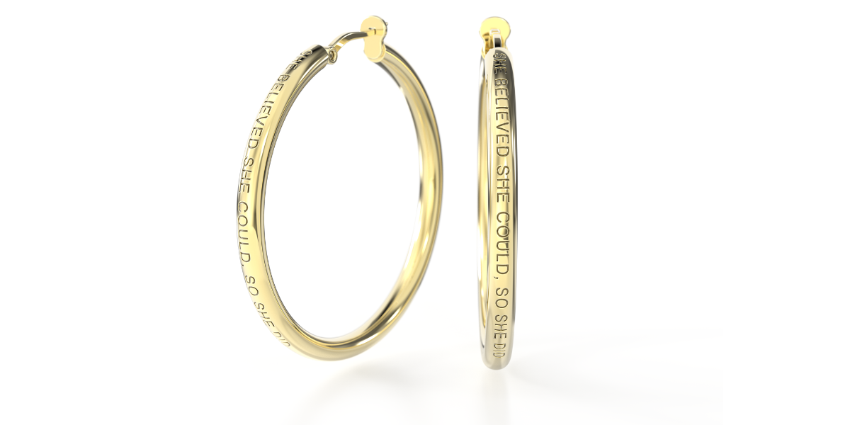 NEW BE Hoop Earrings