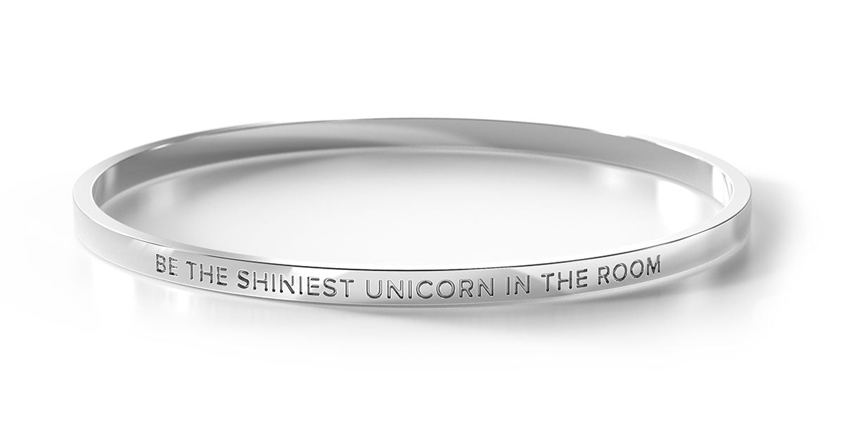 Be The Shiniest Unicorn In The Room - Kids/Teens Bangle