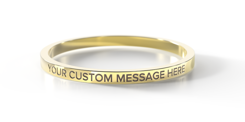 Custom Engraved Bangles | Your Words, Our Bangle | Be. Bangles