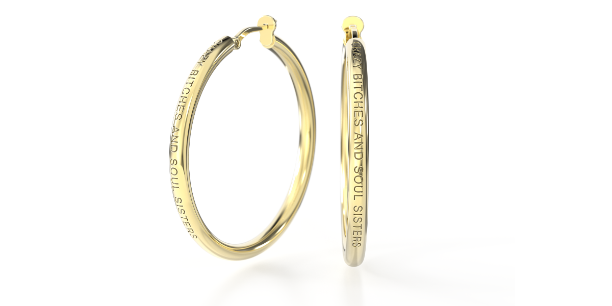 NEW BE Hoop Earrings